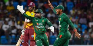 টি-টোয়েন্টিতে ছয় বছর পর ওয়েস্ট ইন্ডিজকে হারিয়েছে বাংলাদেশ