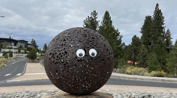 ওরেগনের পাবলিক ভাস্কর্যের গুগলি চোখ ভাইরাল