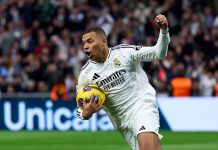 গোল উৎসবে মেতে শীর্ষে উঠল রিয়াল মাদ্রিদ