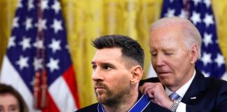 প্রেসিডেন্সিয়াল মেডেল অব ফ্রিডম পেলেন মেসি