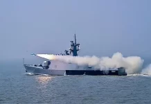 মিসাইল উৎক্ষেপণের মধ্য দিয়ে নৌবাহিনীর সমুদ্র মহড়া সমাপ্ত