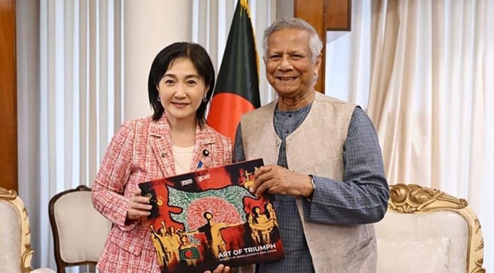 অন্তর্বর্তীকালীন সরকারের প্রতি সমর্থন পুনর্ব্যক্ত জাপানের