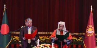 প্রধান বিচারপতি হিসেবে শপথ নিলেন জুবায়ের রহমান চৌধুরী