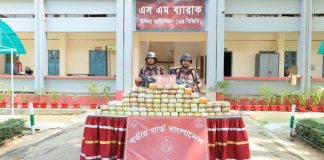 কক্সবাজার সীমান্তে বিজিবির ইতিহাসে একদিনে সর্ববৃহৎ ইয়াবা জব্দ