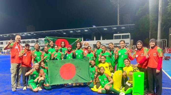 এশিয়ান গেমসে প্রথমবার বাংলাদেশ নারী হকি দল