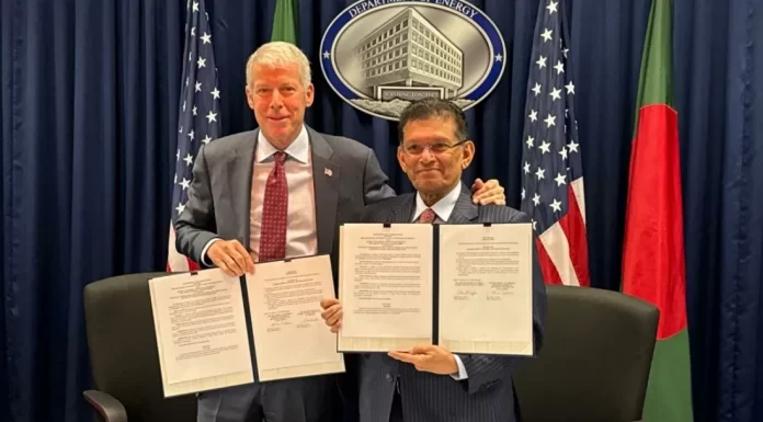 জ্বালানি নিরাপত্তায় বাংলাদেশ-যুক্তরাষ্ট্র সমঝোতা স্মারক সই
