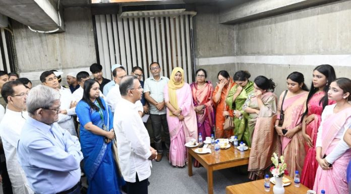 সংসদ ভবনে ‘মায়ের ডাক’-এর সঙ্গে সাক্ষাৎ করলেন প্রধানমন্ত্রী